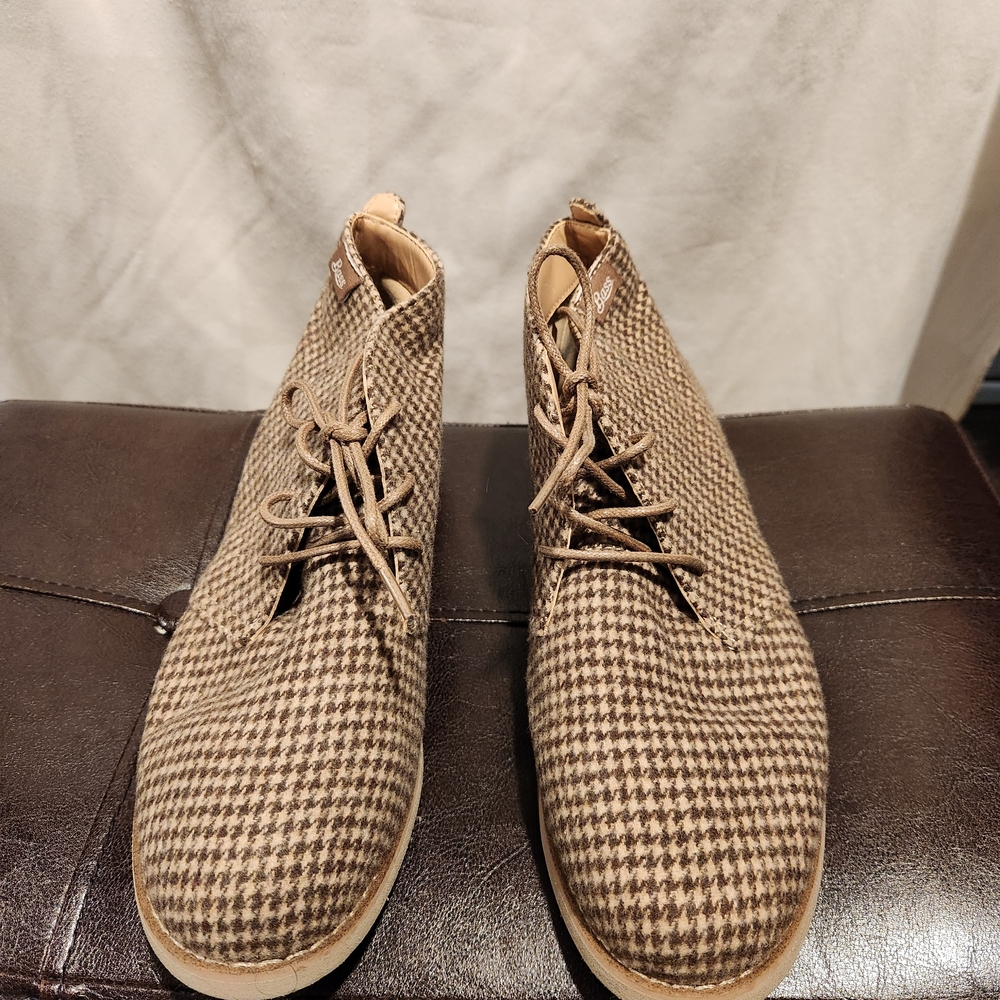 Bass Womens Houndtooth Booties